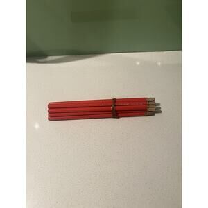 9 - Vintage Dixon Thinex Color Pencils, One Dozen, Carmine Red #370 Usa